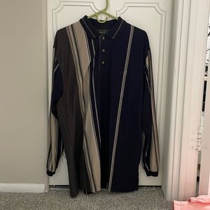 Long sleeve vintage polo